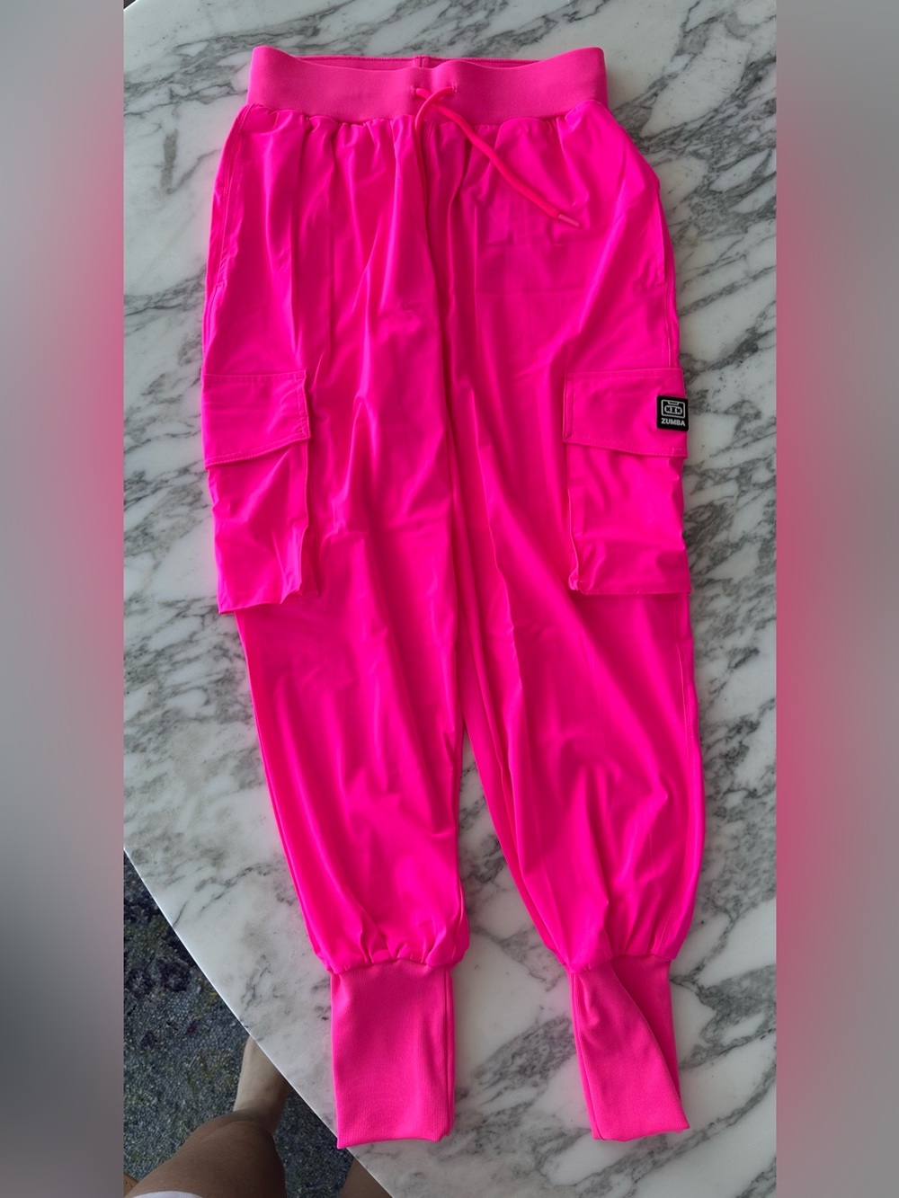 Zumba Wear Wildbeat Cargo Jogger Pants - Hot Pink - NWT - Size S
